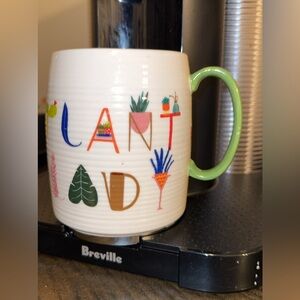 ANTHROPOLOGIE Black Lamb Studio ‘Plant Lady’ Coffee/Tea Cup/Mug Drinkware